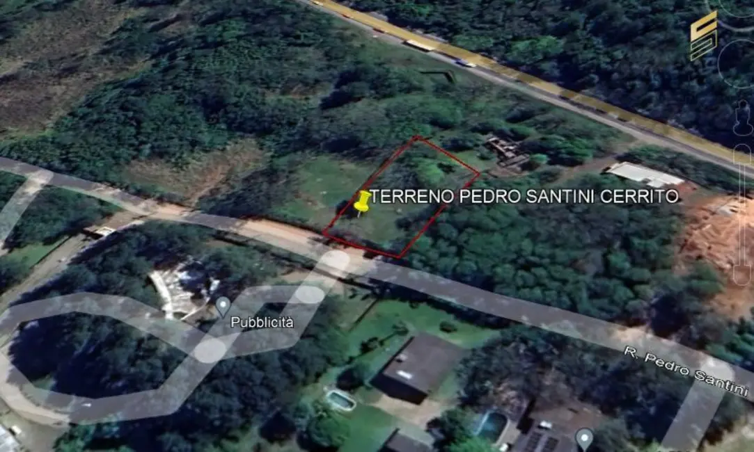 Foto 1 de Terreno / Lote à venda, 1043m2 em Cerrito, Santa Maria - RS