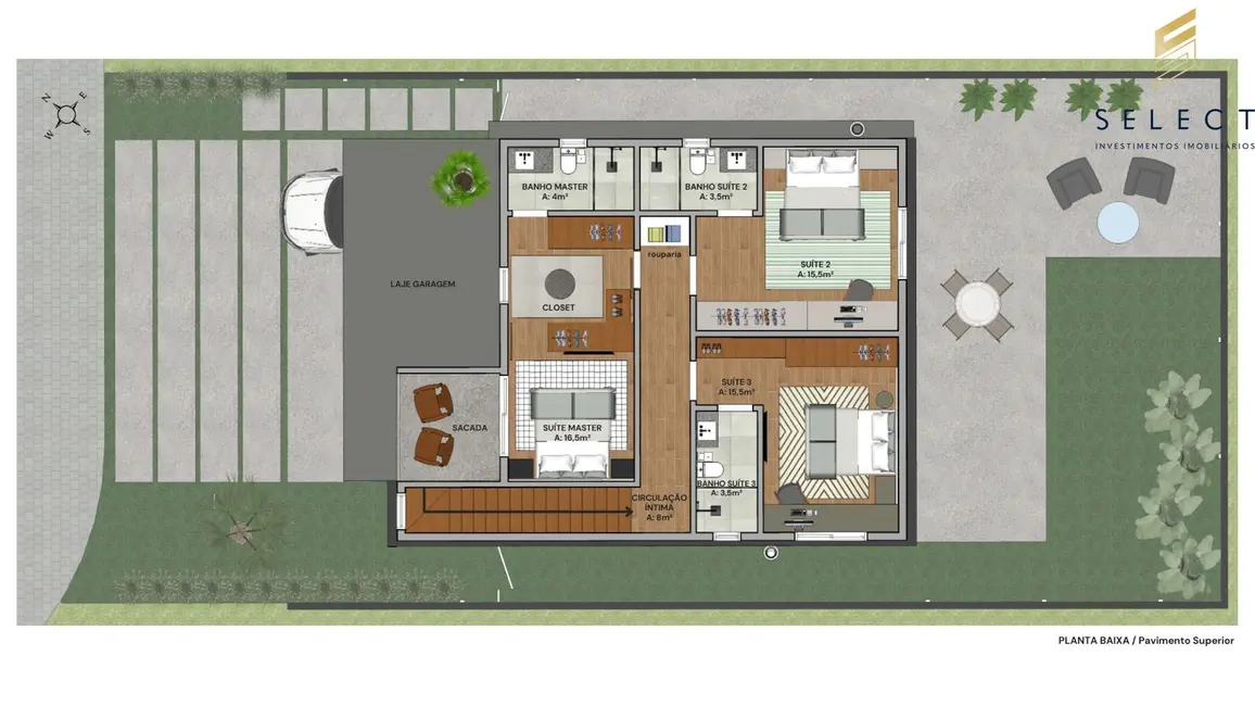 Foto 3 de Casa de Condomínio com 4 quartos à venda, 192m2 em São José, Santa Maria - RS
