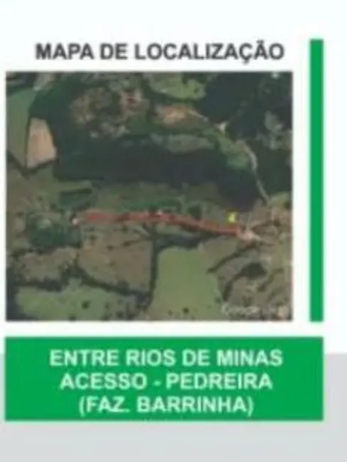 Foto 7 de Terreno / Lote à venda, 20000m2 em Entre Rios De Minas - MG