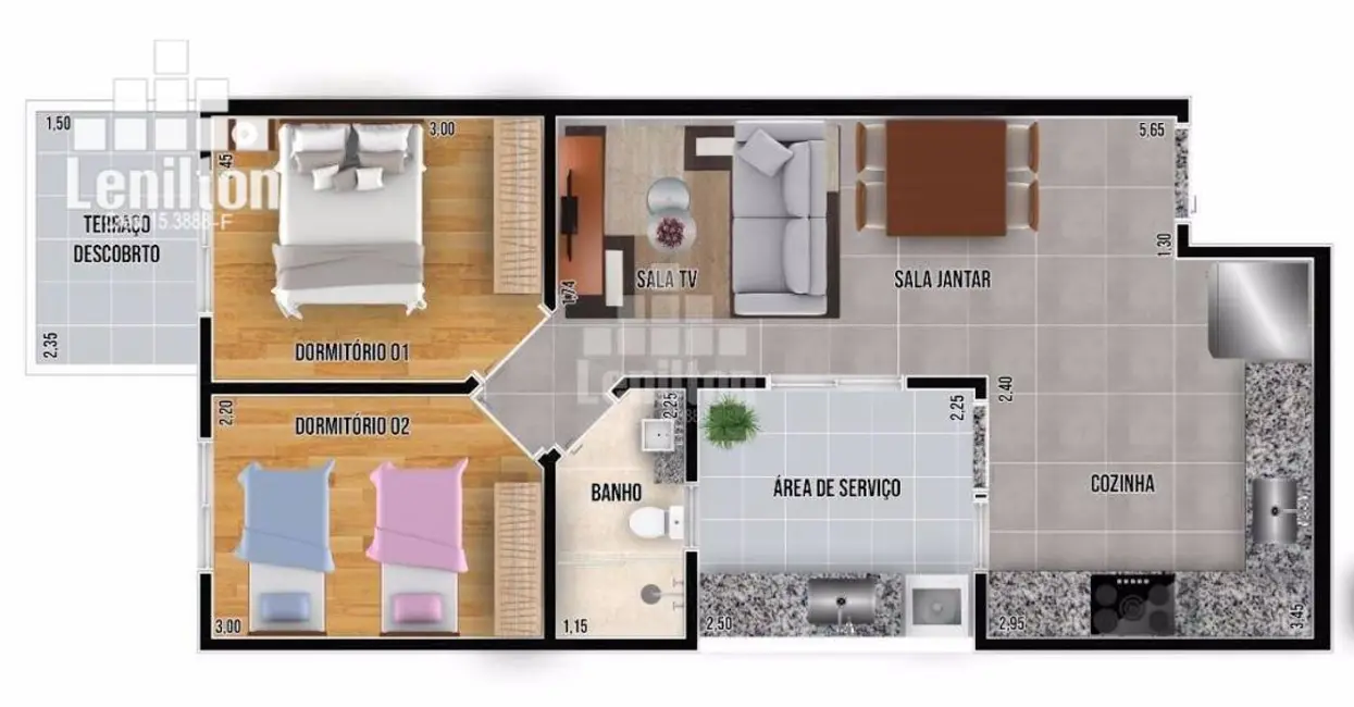 Foto 8 de Cobertura com 2 quartos à venda, 79m2 em Santa Maria, Santo Andre - SP