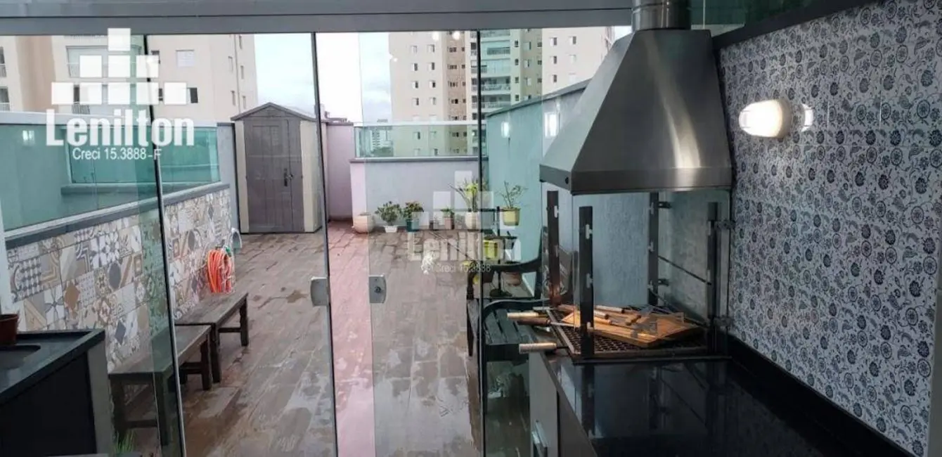 Foto 3 de Cobertura com 3 quartos à venda, 160m2 em Vila Valparaíso, Santo Andre - SP