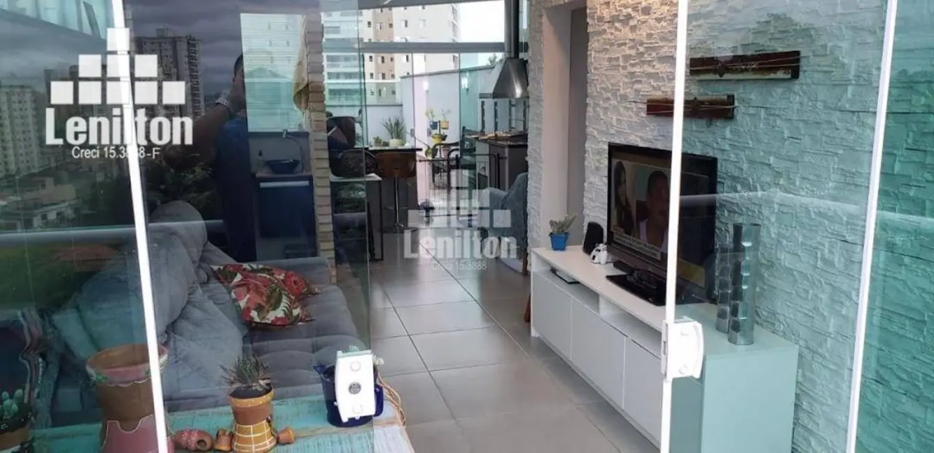 Foto 4 de Cobertura com 3 quartos à venda, 160m2 em Vila Valparaíso, Santo Andre - SP