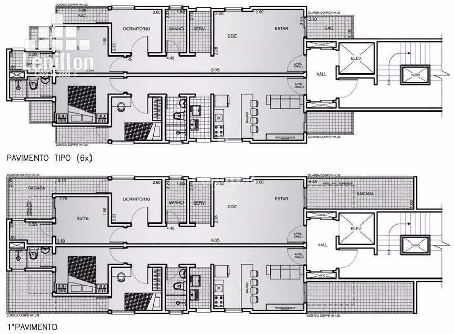 Foto 7 de Apartamento com 2 quartos à venda, 50m2 em Campestre, Santo Andre - SP