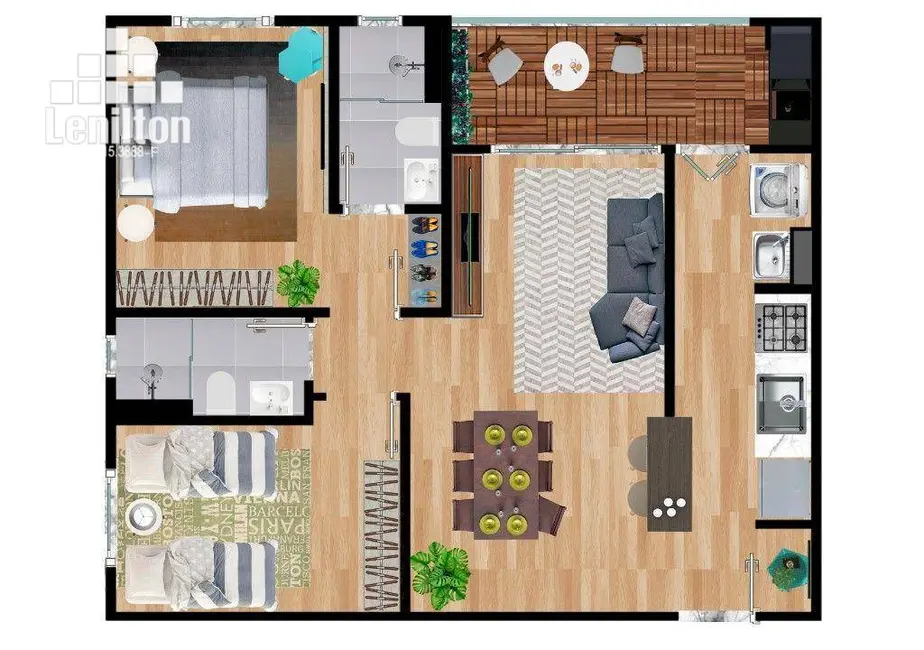 Foto 2 de Apartamento com 2 quartos à venda, 63m2 em Sao Bernardo Do Campo - SP