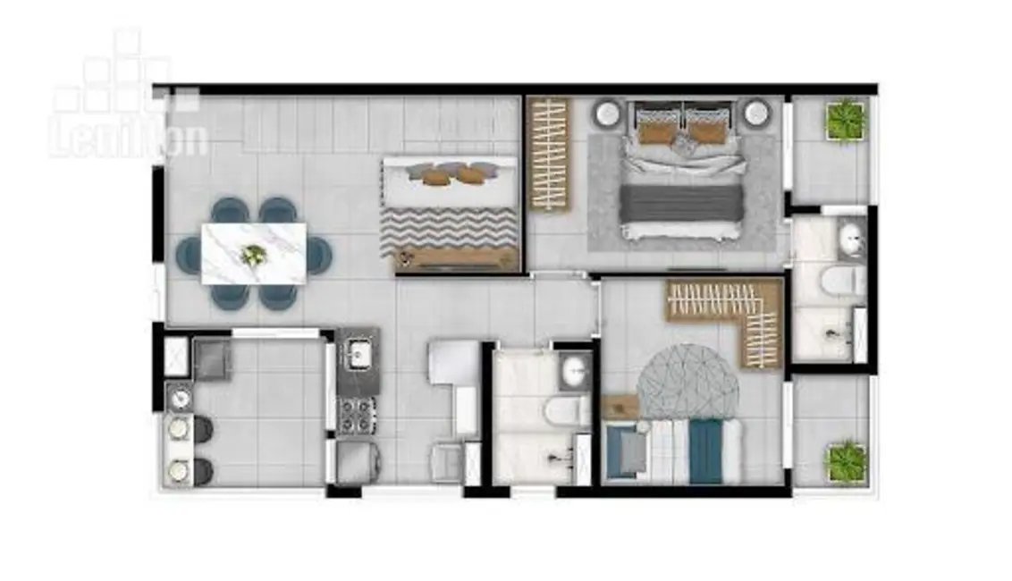 Foto 3 de Cobertura com 2 quartos à venda, 116m2 em Jardim Bela Vista, Santo Andre - SP