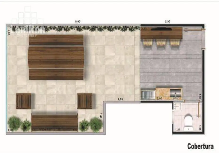 Foto 5 de Cobertura com 2 quartos à venda, 83m2 em Vila Príncipe de Gales, Santo Andre - SP