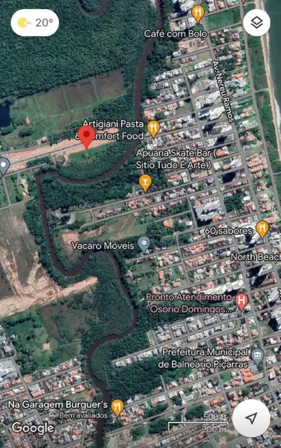 Foto 6 de Terreno / Lote à venda, 360m2 em Balneario Picarras - SC