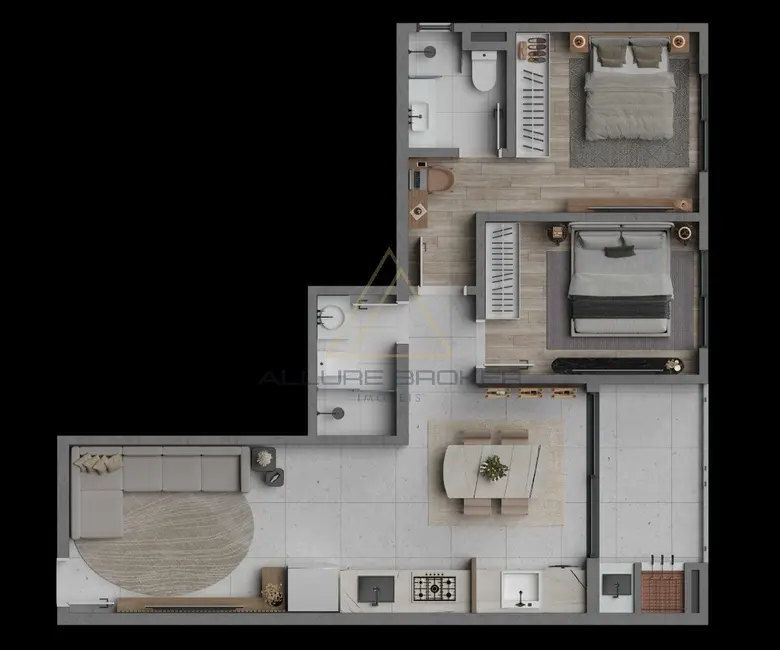 Foto 9 de Apartamento com 2 quartos à venda, 69m2 em Centro, Balneario Picarras - SC