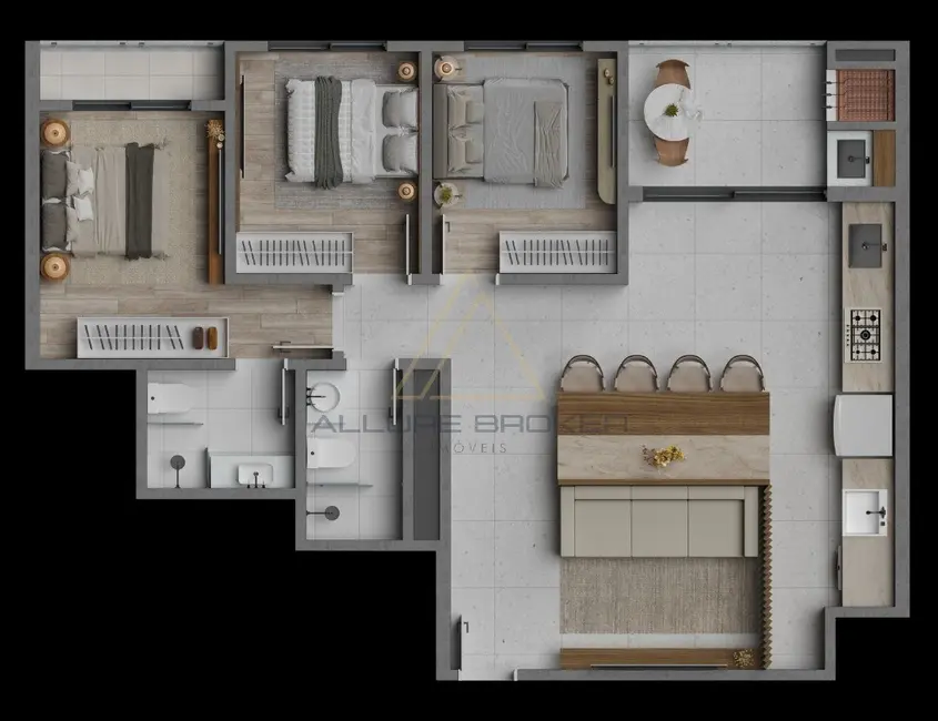 Foto 7 de Apartamento com 2 quartos à venda, 69m2 em Centro, Balneario Picarras - SC