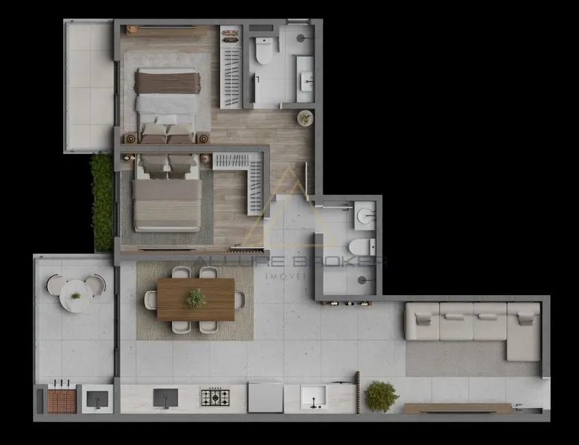 Foto 6 de Apartamento com 2 quartos à venda, 69m2 em Centro, Balneario Picarras - SC