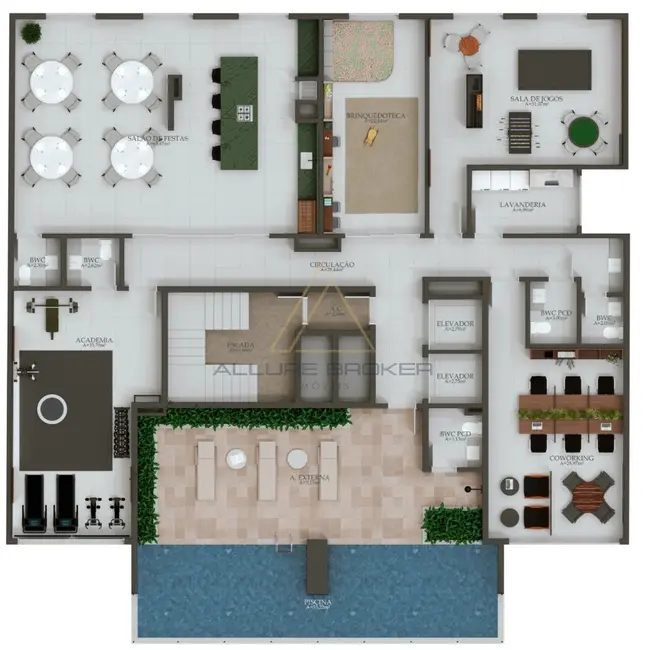 Foto 5 de Apartamento com 1 quarto à venda, 32m2 em Centro, Balneario Picarras - SC