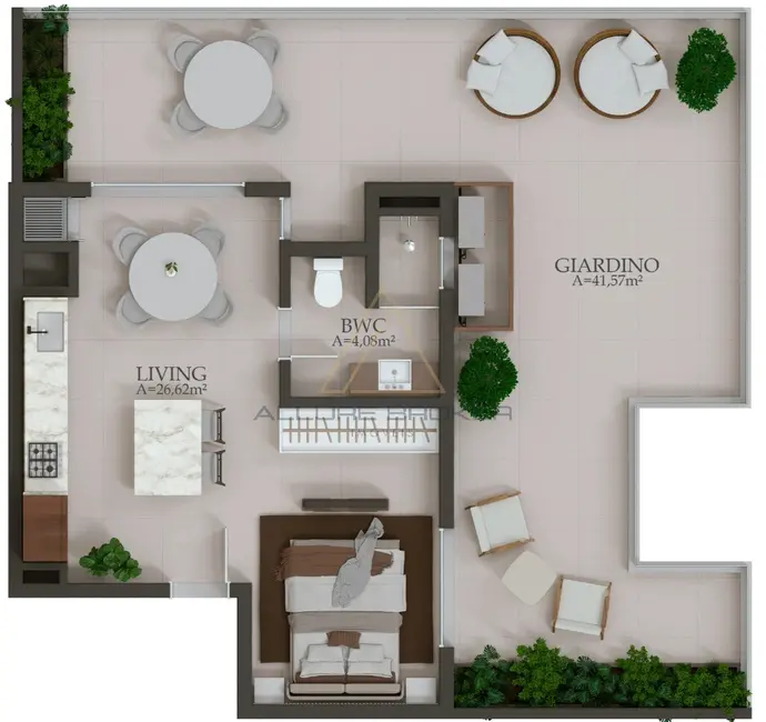 Foto 9 de Apartamento com 1 quarto à venda, 32m2 em Centro, Balneario Picarras - SC