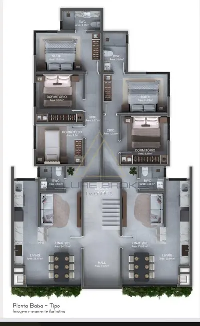 Foto 8 de Apartamento com 2 quartos à venda, 73m2 em Balneario Picarras - SC
