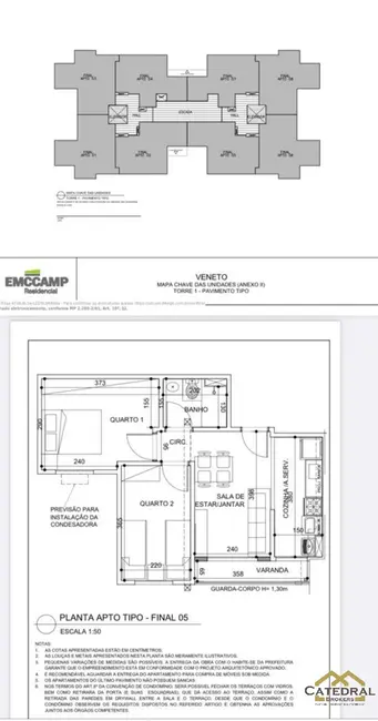 Apartamento com 2 quartos à venda, 46m2 em Ponte de São João, Jundiai - SP - imagem 8 Foto 8 de Apartamento com 2 quartos à venda, 46m2 em Ponte de São João, Jundiai - SP