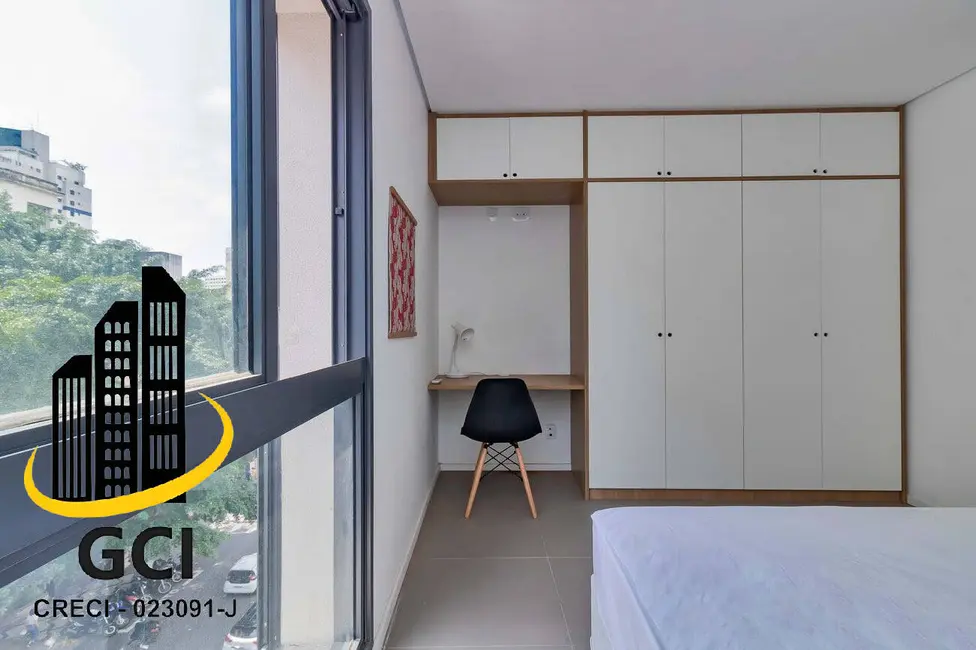 Apartamento com 1 quarto para alugar, 23m2 em Higienópolis, São Paulo - SP - imagem 4 Foto 4 de Apartamento com 1 quarto para alugar, 23m2 em Higienópolis, São Paulo - SP