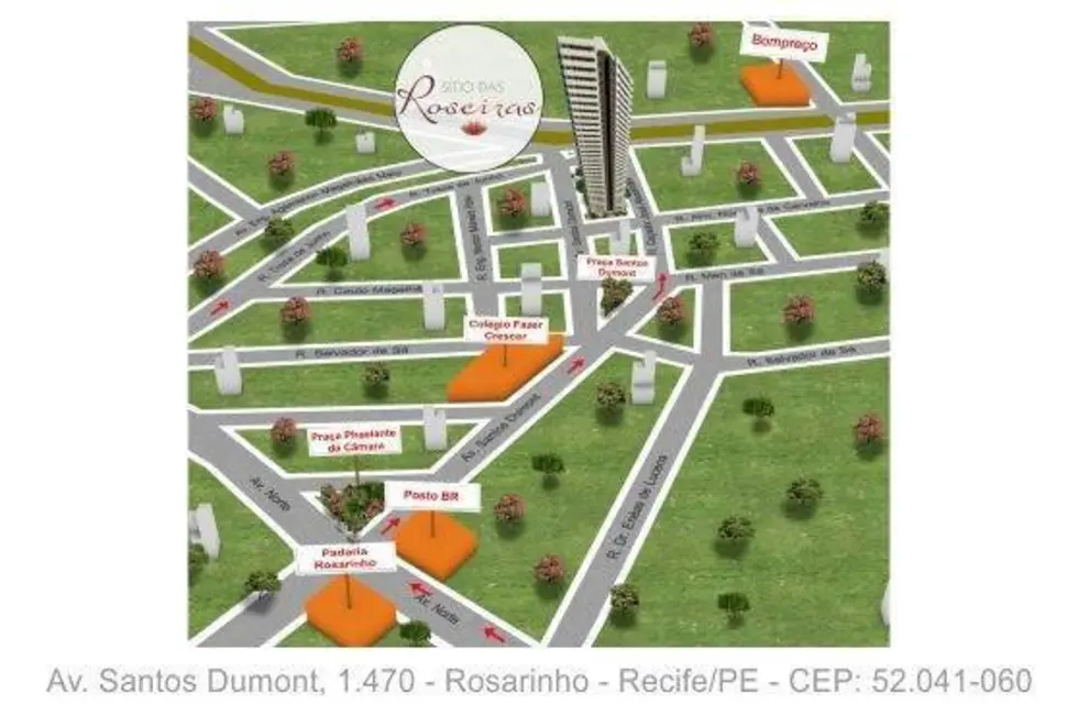 Foto 4 de Apartamento com 3 quartos para alugar, 65m2 em Rosarinho, Recife - PE