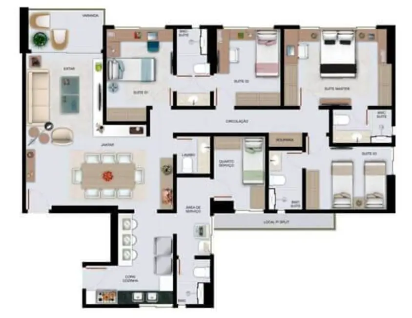 Foto 4 de Apartamento com 4 quartos à venda, 104m2 em Ilha do Retiro, Recife - PE