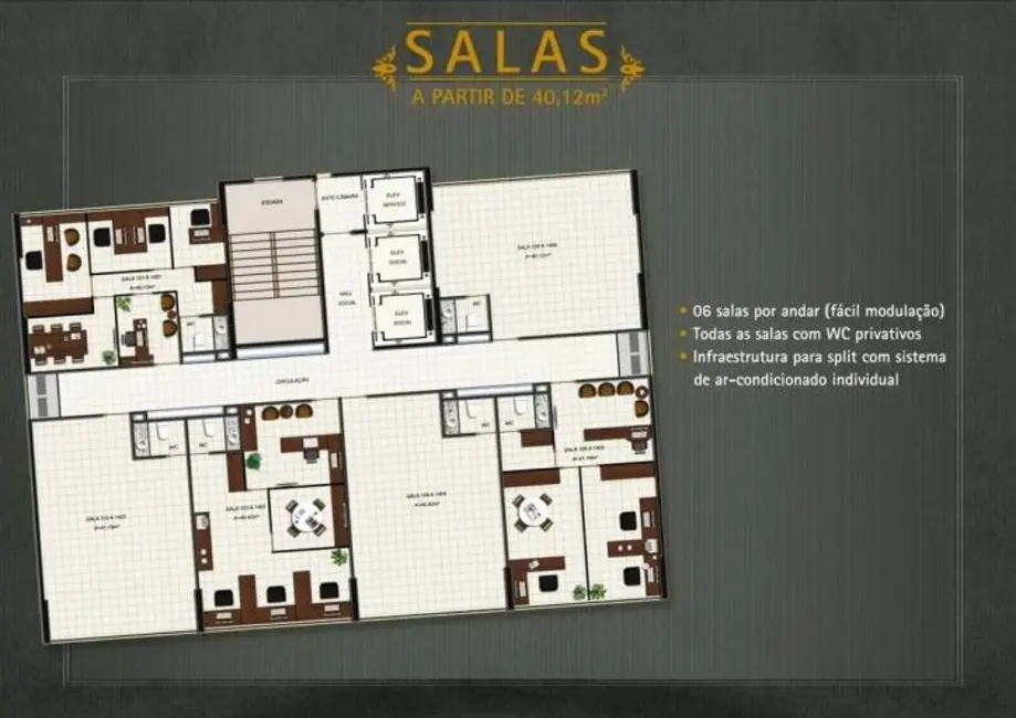 Foto 1 de Sala Comercial à venda e para alugar, 40m2 em Boa Viagem, Recife - PE