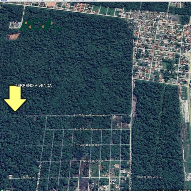 Foto 1 de Terreno / Lote à venda, 432m2 em Itapoa - SC