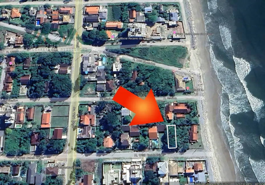 Foto 4 de Terreno / Lote à venda, 384m2 em Itapoa - SC