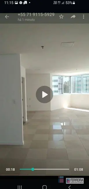 Sala Comercial para alugar, 106m2 em Pituba, Salvador - BA - imagem 3 Foto 3 de Sala Comercial para alugar, 106m2 em Pituba, Salvador - BA