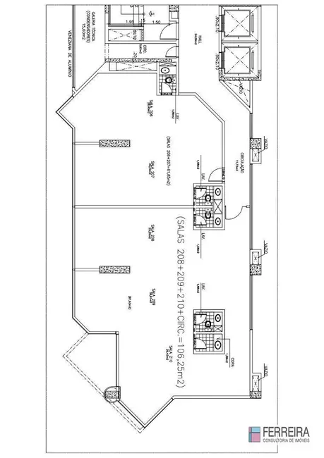 Sala Comercial para alugar, 106m2 em Pituba, Salvador - BA - imagem 4 Foto 4 de Sala Comercial para alugar, 106m2 em Pituba, Salvador - BA