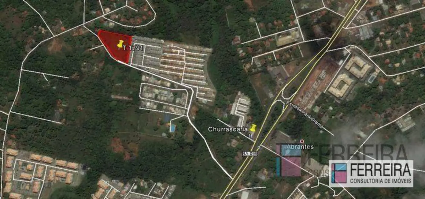 Foto 1 de Terreno / Lote à venda, 1276m2 em Camacari - BA