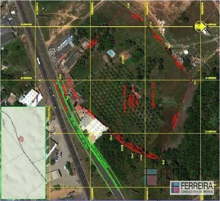 Foto 1 de Terreno / Lote à venda, 40000m2 em Camacari - BA