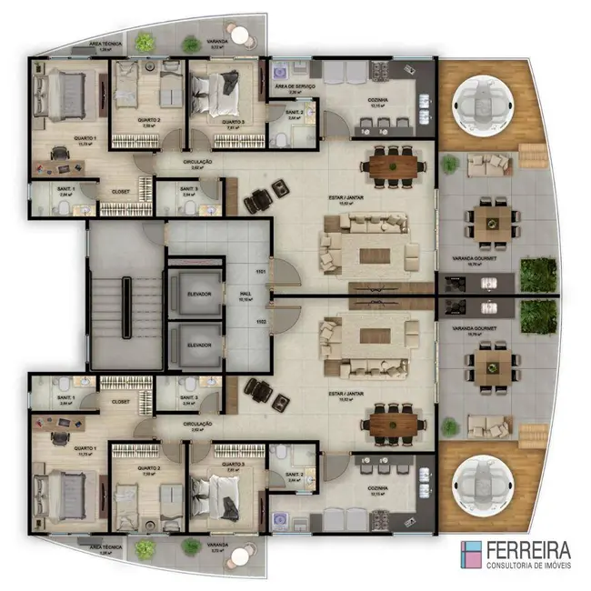 Apartamento com 2 quartos à venda, 62m2 em Armação, Salvador - BA - imagem 8 Foto 8 de Apartamento com 2 quartos à venda, 62m2 em Armação, Salvador - BA