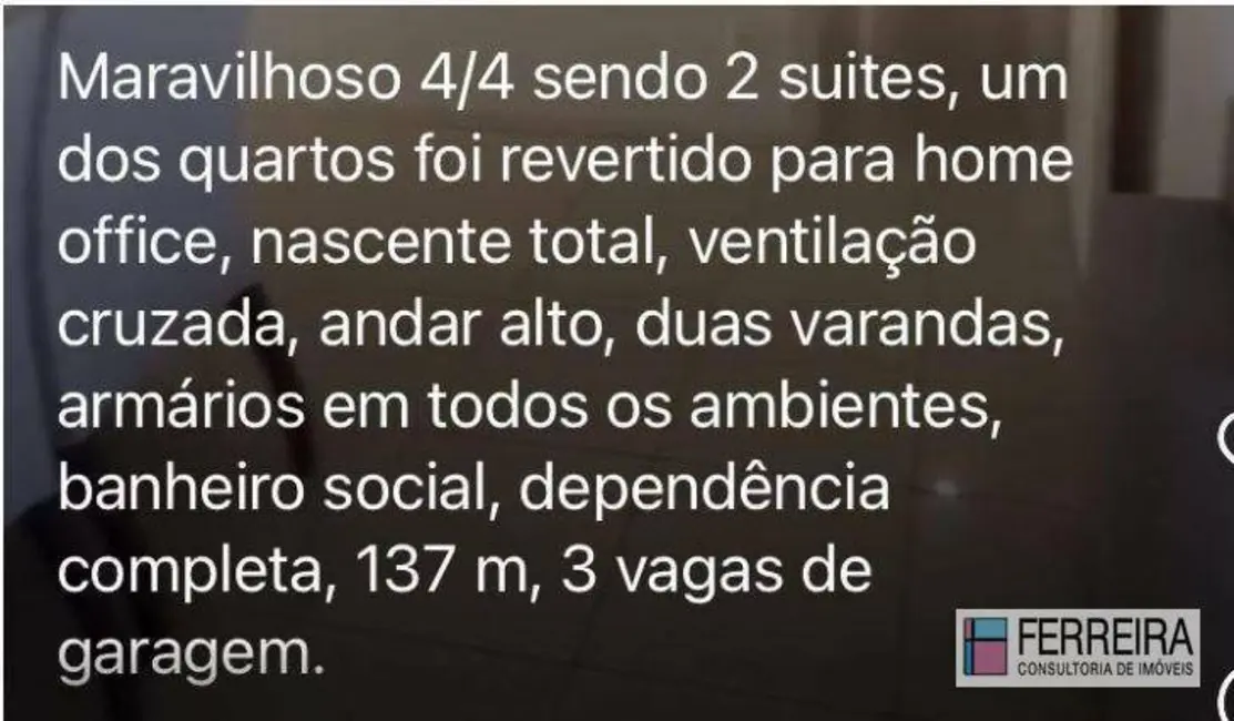 Foto 1 de Apartamento com 4 quartos à venda, 137m2 em Caminho das Árvores, Salvador - BA