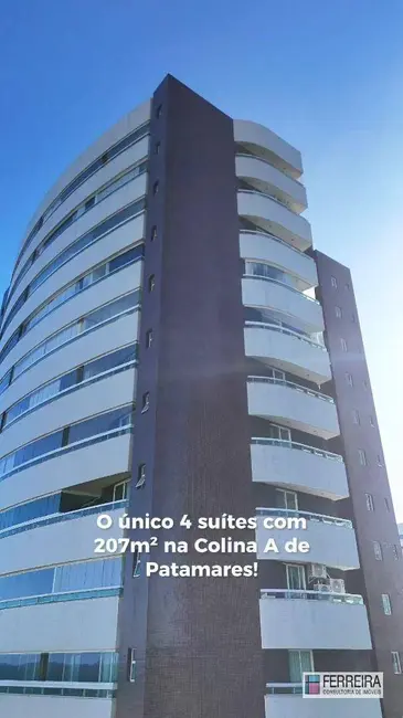 Foto 2 de Apartamento com 4 quartos à venda, 207m2 em Patamares, Salvador - BA