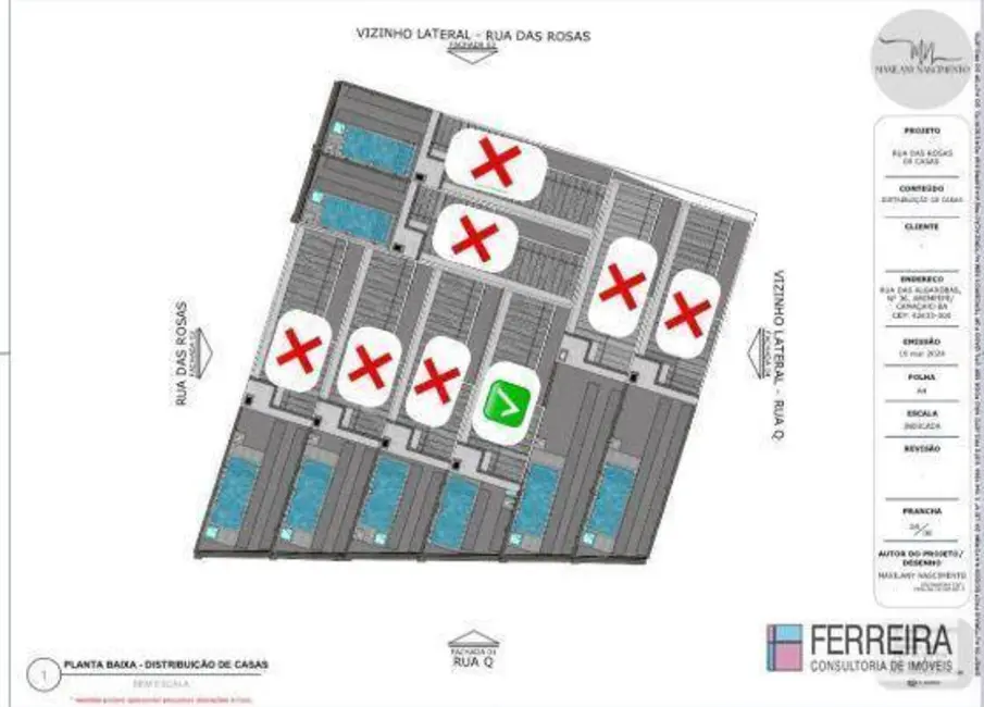 Foto 3 de Casa de Condomínio com 2 quartos à venda, 62m2 em Camacari - BA