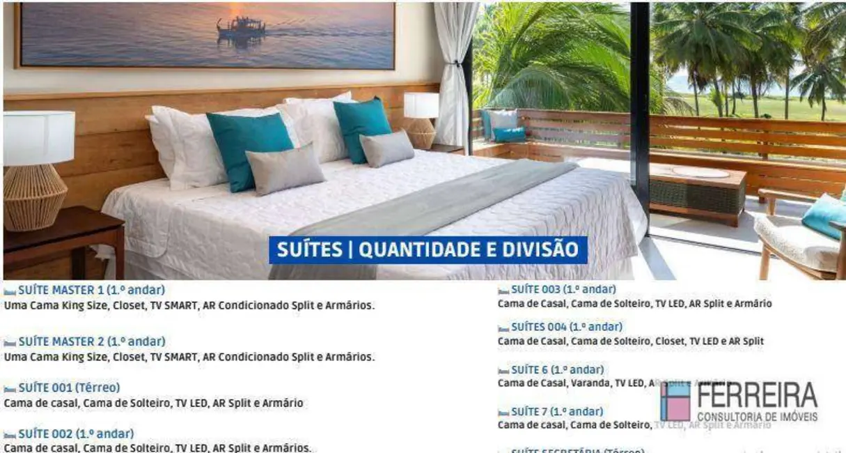 Casa de Condomínio com 9 quartos à venda e para alugar, 1000m2 em Costa do Sauípe, Mata De Sao Joao - BA - imagem 6 Foto 6 de Casa de Condomínio com 9 quartos à venda e para alugar, 1000m2 em Costa do Sauípe, Mata De Sao Joao - BA