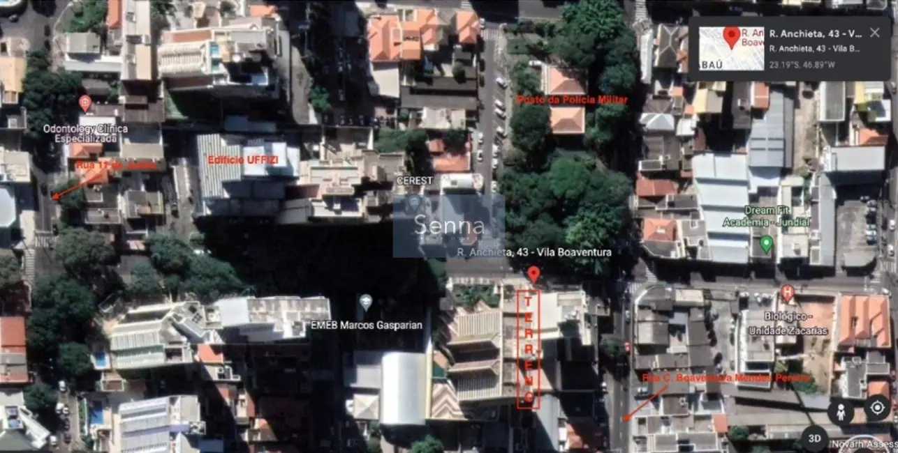 Foto 8 de Terreno / Lote à venda, 551m2 em Vila Boaventura, Jundiai - SP