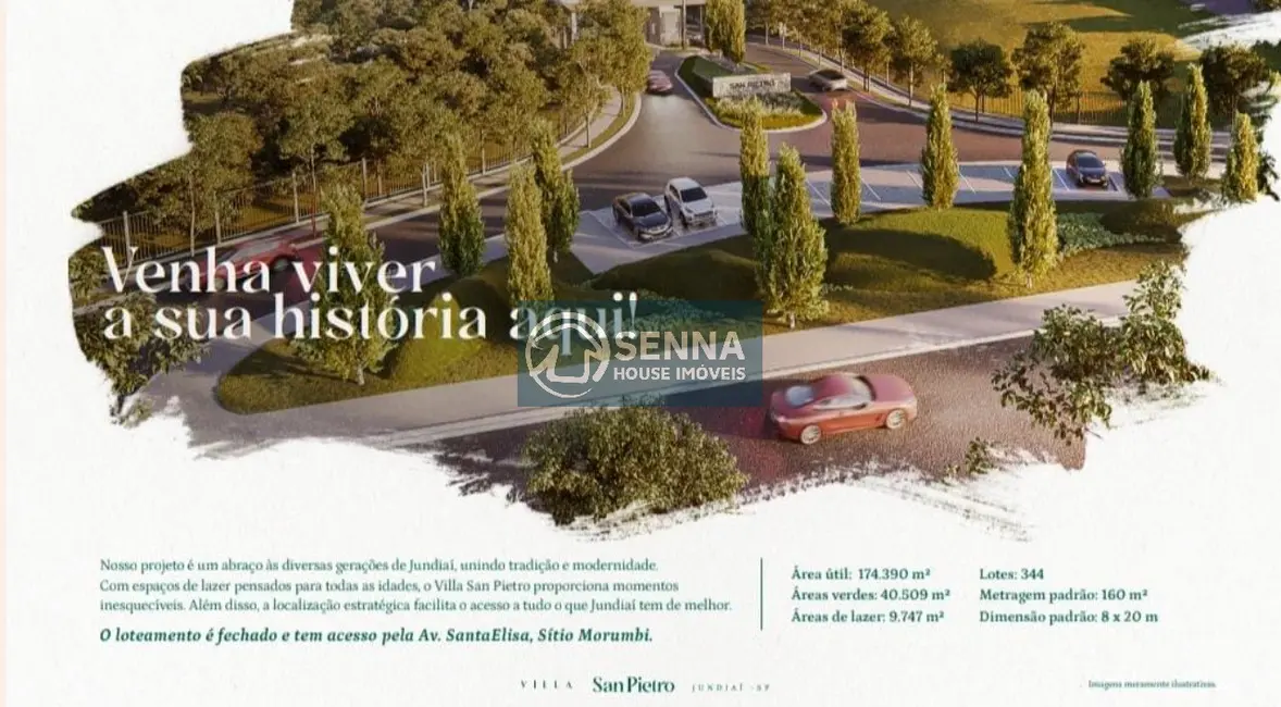 Foto 6 de Terreno / Lote à venda, 160m2 em Corrupira, Jundiai - SP