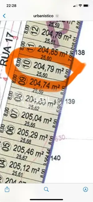 Foto 1 de Terreno / Lote à venda, 205m2 em Sao Jose Dos Campos - SP