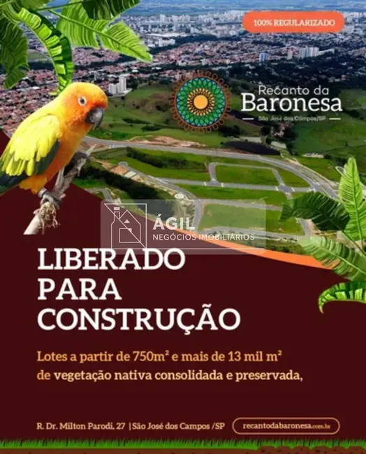 Foto 2 de Terreno / Lote à venda, 790m2 em Sao Jose Dos Campos - SP