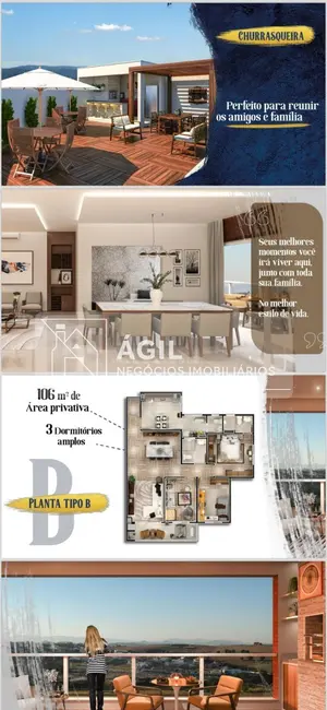 Foto 2 de Apartamento com 2 quartos à venda, 104m2 em Sao Jose Dos Campos - SP