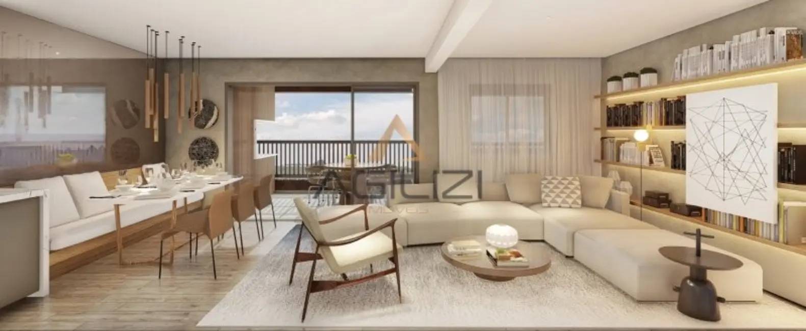 Foto 3 de Apartamento com 2 quartos à venda, 77m2 em Moema, São Paulo - SP