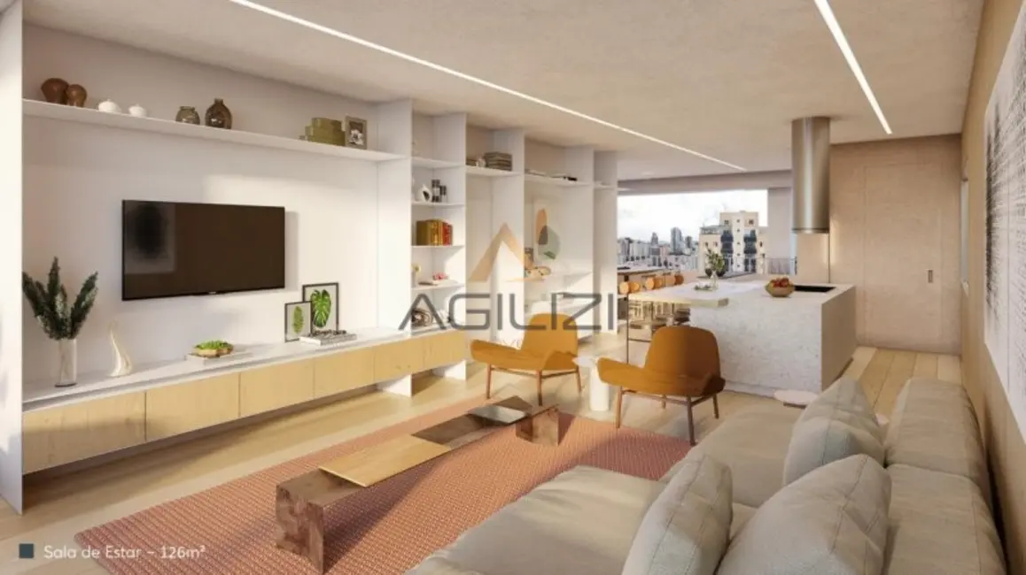Apartamento com 3 quartos à venda, 127m2 em Pinheiros, São Paulo - SP - imagem 6 Foto 6 de Apartamento com 3 quartos à venda, 127m2 em Pinheiros, São Paulo - SP
