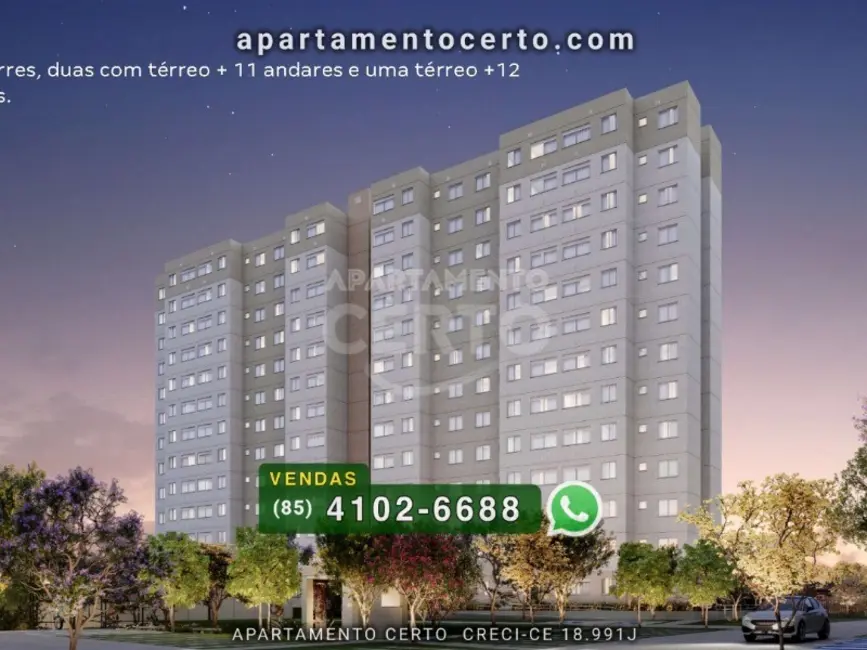 Foto 4 de Apartamento com 2 quartos à venda, 39m2 em Parangaba, Fortaleza - CE