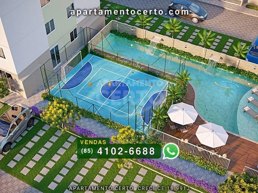 Foto 4 de Apartamento com 2 quartos à venda, 52m2 em Praia do Futuro II, Fortaleza - CE
