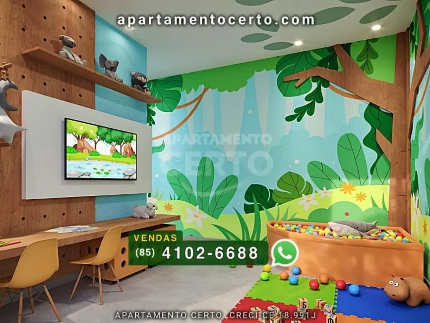 Foto 5 de Apartamento com 2 quartos à venda, 52m2 em Praia do Futuro II, Fortaleza - CE