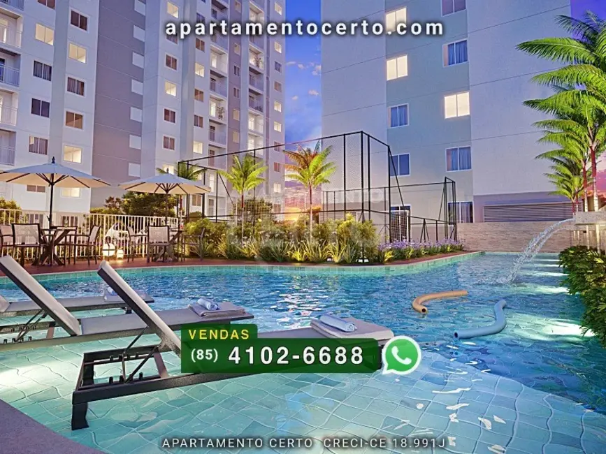 Foto 1 de Apartamento com 2 quartos à venda, 52m2 em Praia do Futuro II, Fortaleza - CE