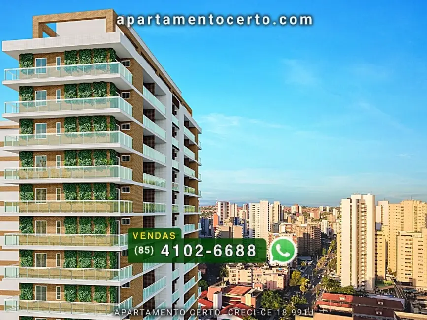 Foto 1 de Apartamento com 3 quartos à venda, 104m2 em Papicu, Fortaleza - CE