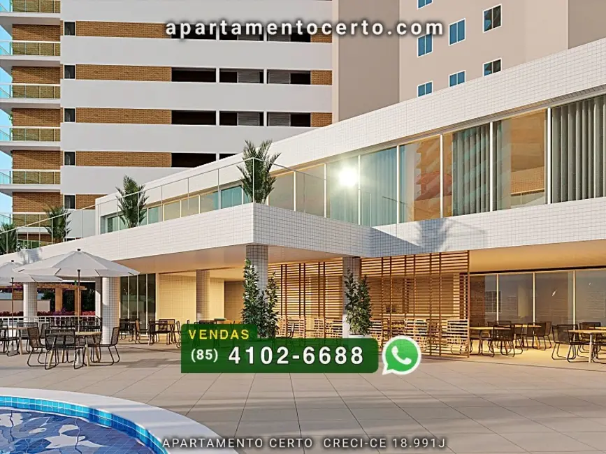 Foto 2 de Apartamento com 3 quartos à venda, 104m2 em Papicu, Fortaleza - CE