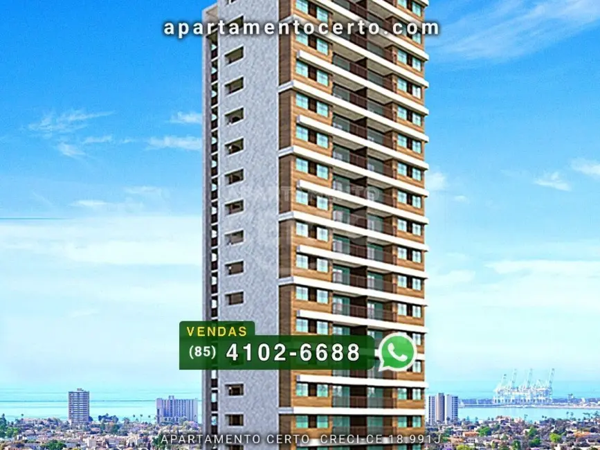 Foto 2 de Apartamento com 3 quartos à venda, 72m2 em Mucuripe, Fortaleza - CE