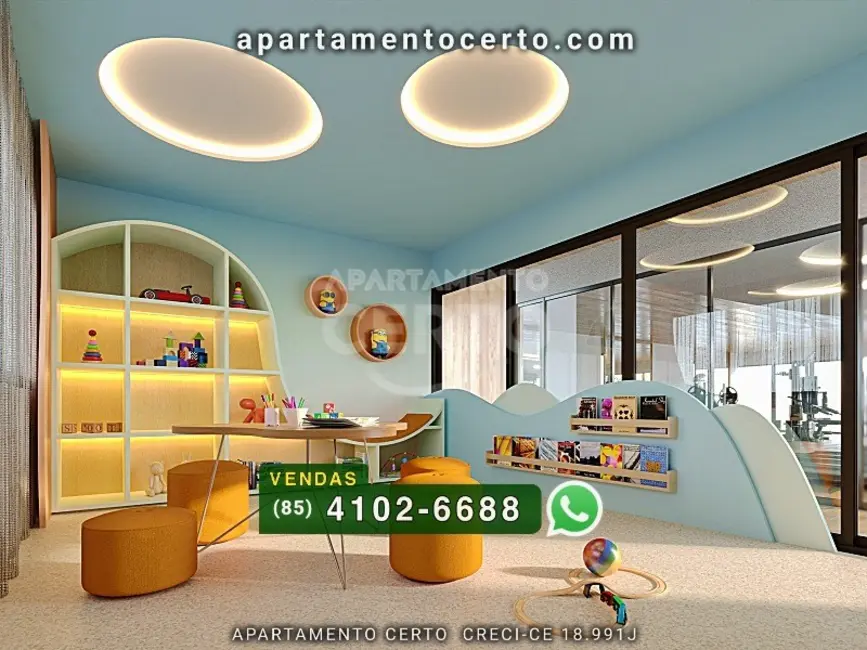 Apartamento com 3 quartos à venda, 75m2 em Aquiraz - CE - imagem 7 Foto 7 de Apartamento com 3 quartos à venda, 75m2 em Aquiraz - CE