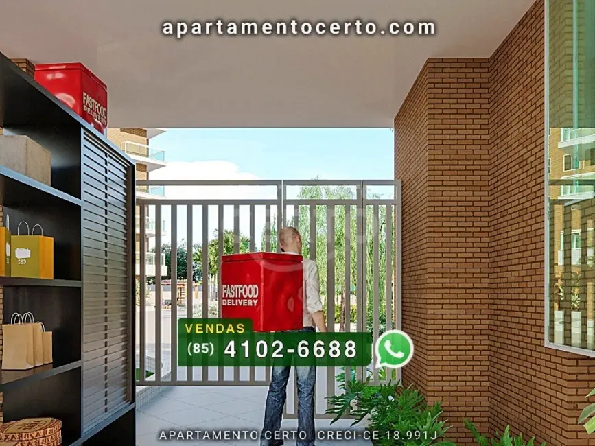 Foto 3 de Apartamento com 3 quartos à venda, 78m2 em Papicu, Fortaleza - CE