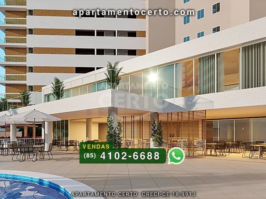 Foto 1 de Apartamento com 3 quartos à venda, 78m2 em Papicu, Fortaleza - CE